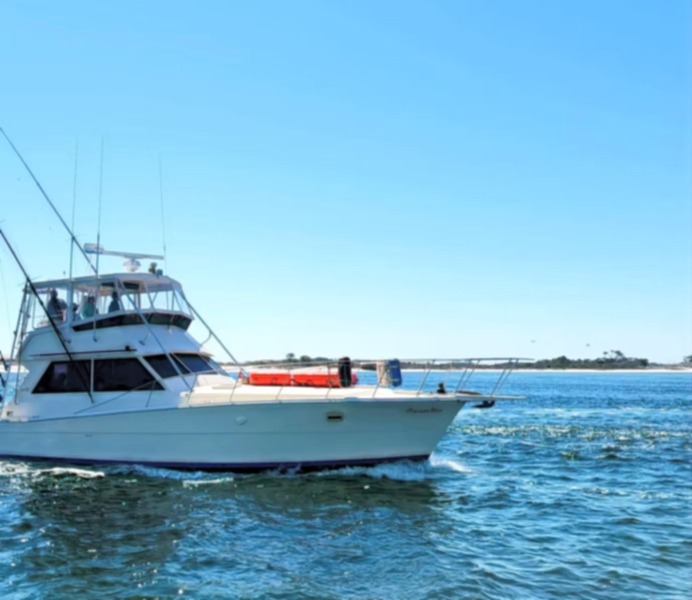 Charter boat shown on Emerald Coast Charters' website