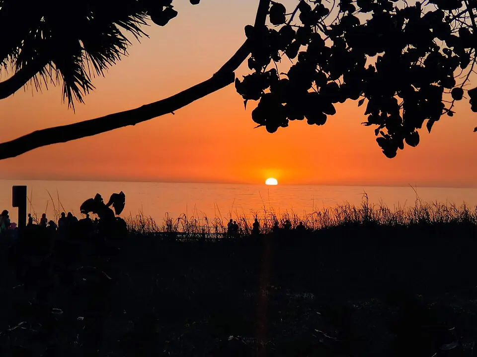 Sunset over the Gulf at Indian Rocks Beach in 2022