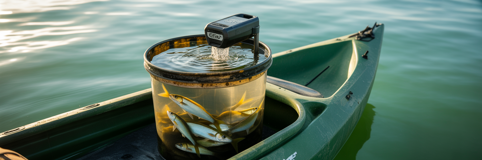 Guide to Portable Aerators for Kayak Bait