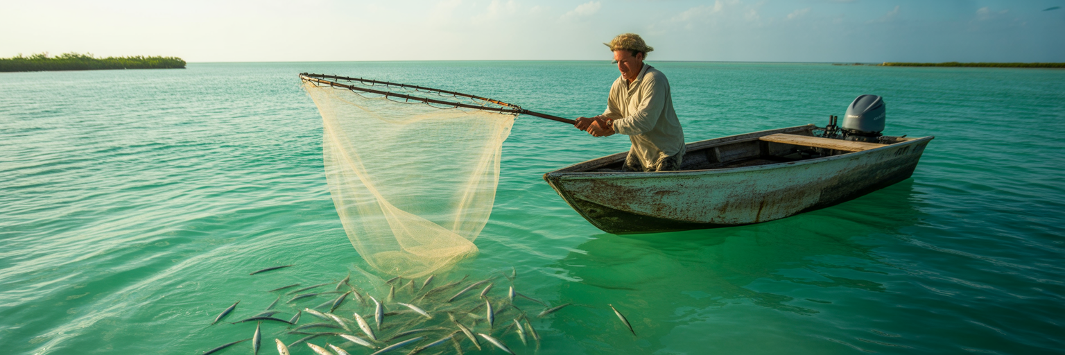 Florida Cast Net Bait Catching Guide