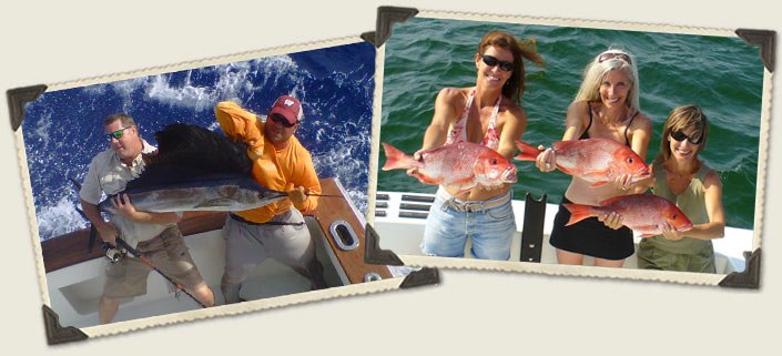 Sure Lure fishing photo collage