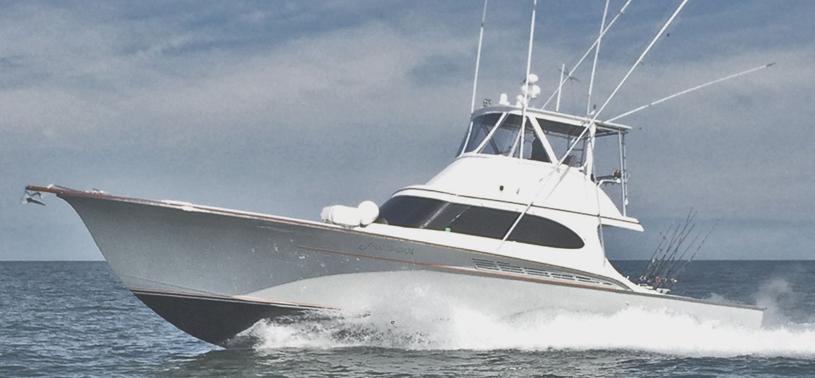 J-Hook Carolina sportfishing boat underway off St Augustine