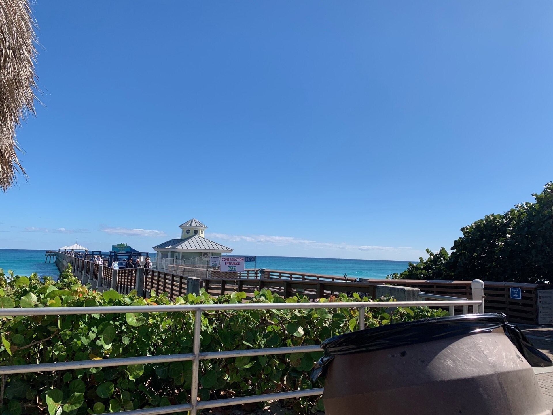 Ocean-view access walkway at Juno Beach Park