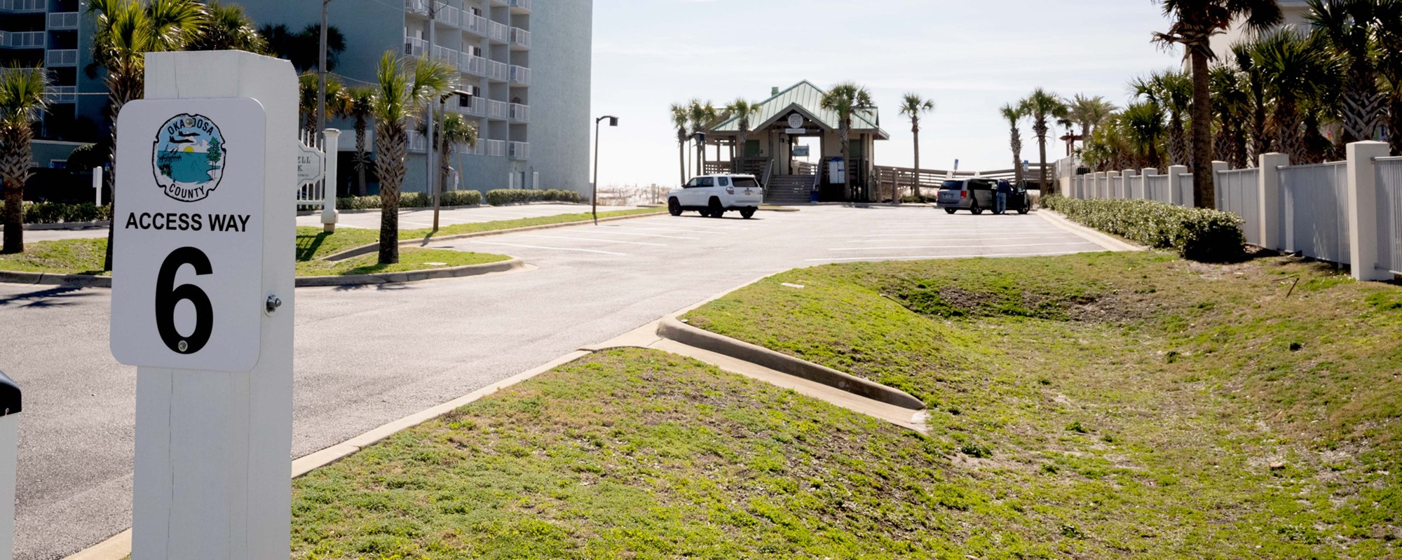 Mike Mitchell Beachwalk access number six at the street entrance