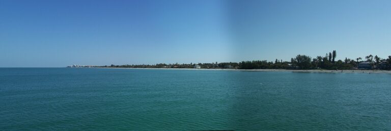 Panoramic view north along the Naples Gulf coast