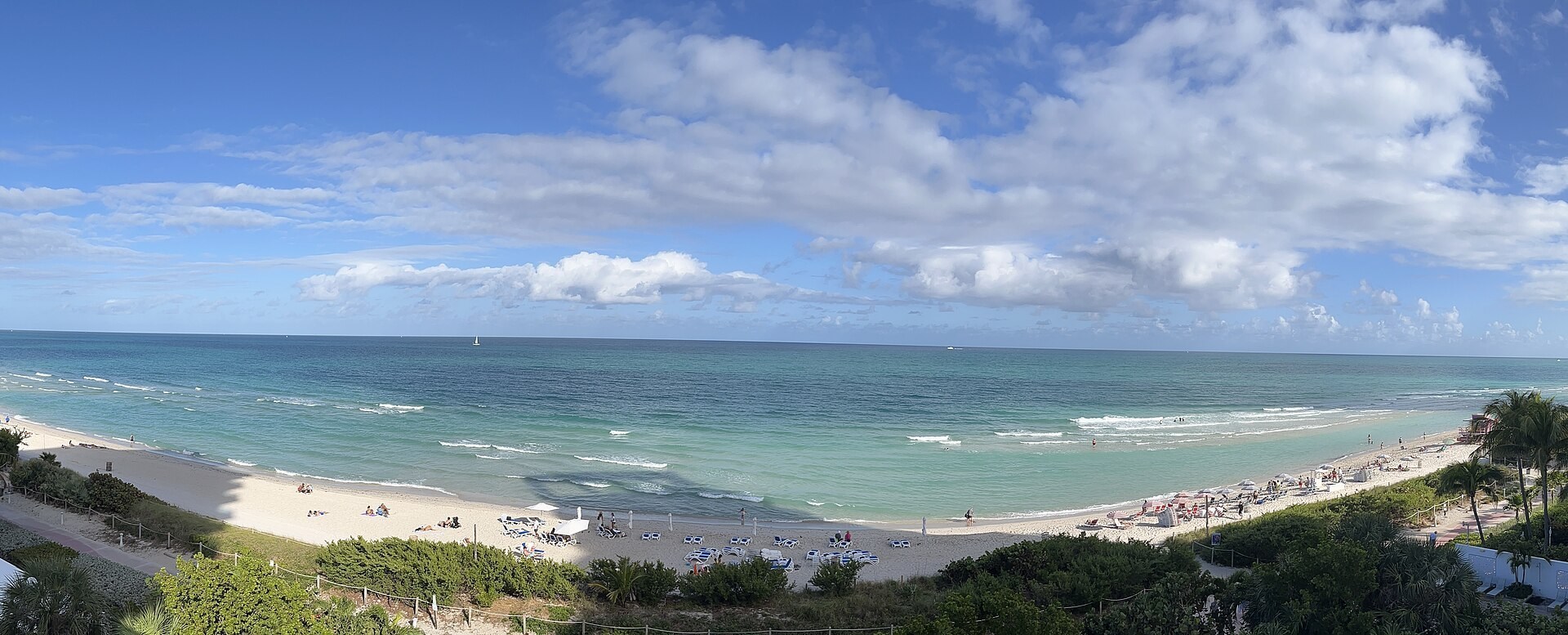 North Beach ocean panorama viewed from the Monte Carlo hotel